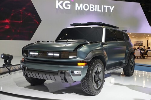 KG모빌리티 전기차 모델 'F100'. 사진=KG모빌리티 제공