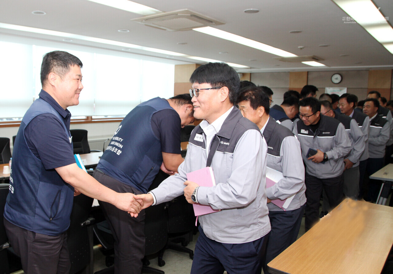KG 모빌리티, 2023년 임∙단협 조인식 개최