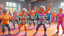 '넘어지지 않는 비법'으로 시니어층 사로잡은 낙상 예방 운동법