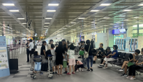 피서객들로 북적이는 대구공항, 코로나19 악몽 떨쳐냈다