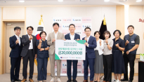 iM뱅크대구은행지부, 구미지역 여성청소년들에게 핑크박스 전달