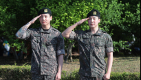 BTS 지민·정국, 군 복무 마치고 나란히 전역…“기다려줘서 고맙습니다”