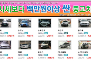 시세보다 100만원 더 싸게…중고차 구입