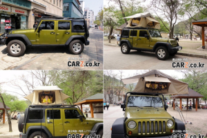 자동차 위에 텐트가…JEEP 희귀중고차 등장