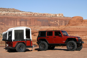 Jeep 오프로드 매니아를 위한 캠퍼 트레일러 출시