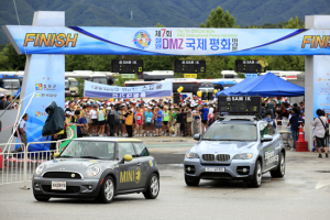 BMW 무공해, 친환경 차량 DMZ를 달리다