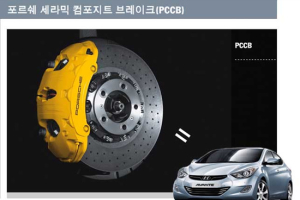 브레이크가 아반떼 한대값? 편의사양도 럭셔리 시대