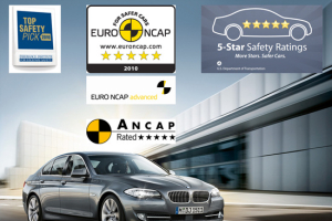 BMW 뉴 5시리즈, 디자인과 안전성 모두 인정 받아