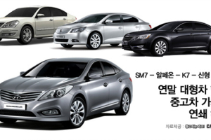 대형차 혈전에 중고차시장 ‘된서리’