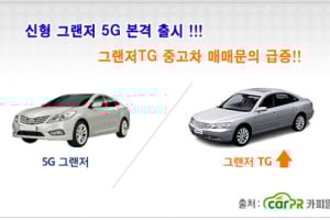 신형 그랜저 인기에 ‘확 싸진’ 중고차 TG
