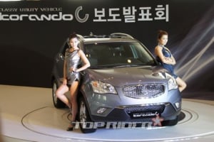 쌍용차 ‘코란도C’ 기자들도 관심폭발