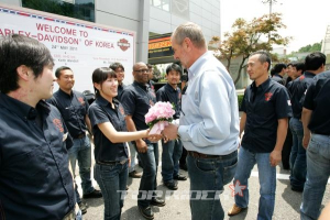 할리데이비슨 본사 임원진, 아시아 주력 시장인 한국 방문