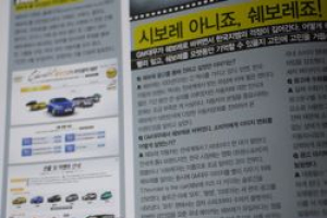 쉐보레 수화 광고… 