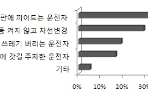 꼴불견 운전자 TOP 5…내가 하면 로맨스, 남이 하면 불륜