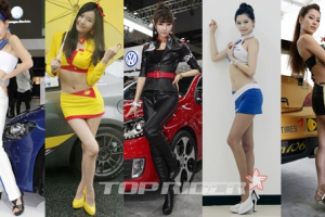 12명 섹시 레이싱모델…