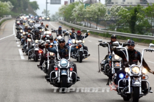 충남 부여에 할리데이비슨 600대가…‘코리아 내셔널 호그 랠리’
