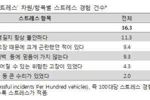 국산차 타면 불안해?…품질 스트레스 수입차 2배
