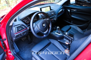 [포토] BMW 신형 1시리즈 해치백 실내 자세히 살펴보니
