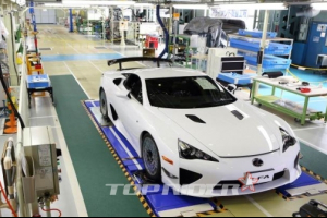 렉서스, ‘500대’ 한정 생산 수퍼카 LFA 생산 완료