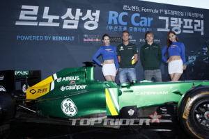 '르노삼성' 로고 입혀진 F1 머신 영암 서킷 달린다