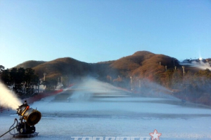 서울서 가장 근접한 지산리조트 제설 본격 가동