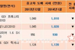 중고차 이중고에도 아반떼는 끄덕없다