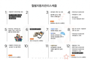 2014 자동차 관리 달력으로 합리적인 오너가 되자