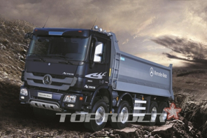 다임러 트럭, 550마력의 Actros Tipper 출시