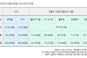 우리가족 여름휴가, 차로 갈까 기차로 갈까?