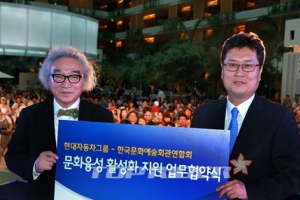 현대차그룹, 문화 융성 활성화 지원 협약 체결
