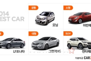 다윗 모닝 vs 골리앗 그랜저, '올해의 국민차'는?