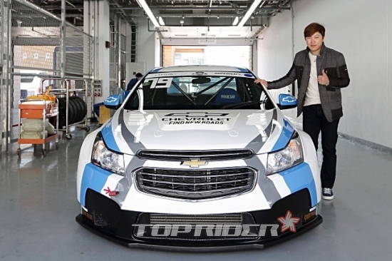 더욱 강력한 디자인의 쉐보레 크루즈 GT 레이스카와 안재모 선수