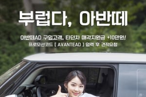헤이딜러 앱, 아반떼AD 계약 고객에게 10만원 지원