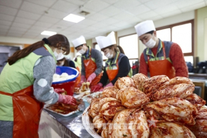 금호타이어, 사랑의 김장나눔 실시