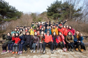 금호타이어, 박삼구 회장과 신년 산행