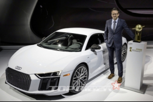 [뉴욕모터쇼] 아우디 R8, “2016 월드 퍼포먼스 카” 수상