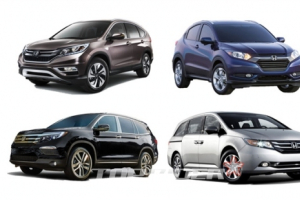 혼다 HR-V, CR-V, 파일럿, 오딧세이, 美 '2016 가족을 위한 최고의 차' 선정