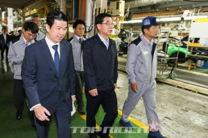 이기권 고용노동부 장관, 말리부 생산현장 방문
