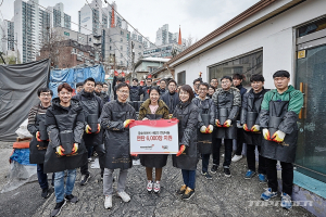 금호타이어, 소외 계층에 연탄 6천장 전달