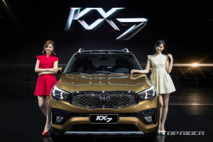 기아차, 플래그십 SUV 'KX7' 중국 출시..터보 적용