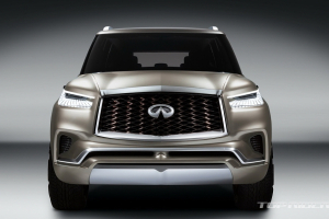 완전히 공개된 '인피니티 QX80' 콘셉트..존재감 강조