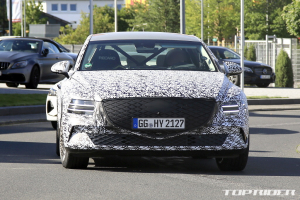 제네시스 G80 EV 포착, 자율주행 기술 적용되나?