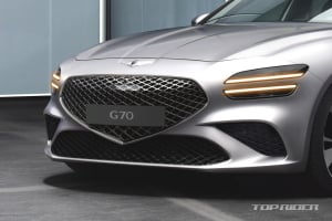 제네시스 더 뉴 G70 공개, 2.5T 엔진 미적용