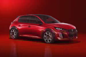 푸조 e-208 GTi 공개, 제로백 5.7초..전기 핫해치