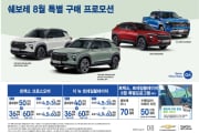 쉐보레 8월 한정 특별 프로모션 개시, GMC 시에라도 특별 할인